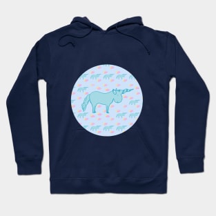 Unicorn Pattern Hoodie